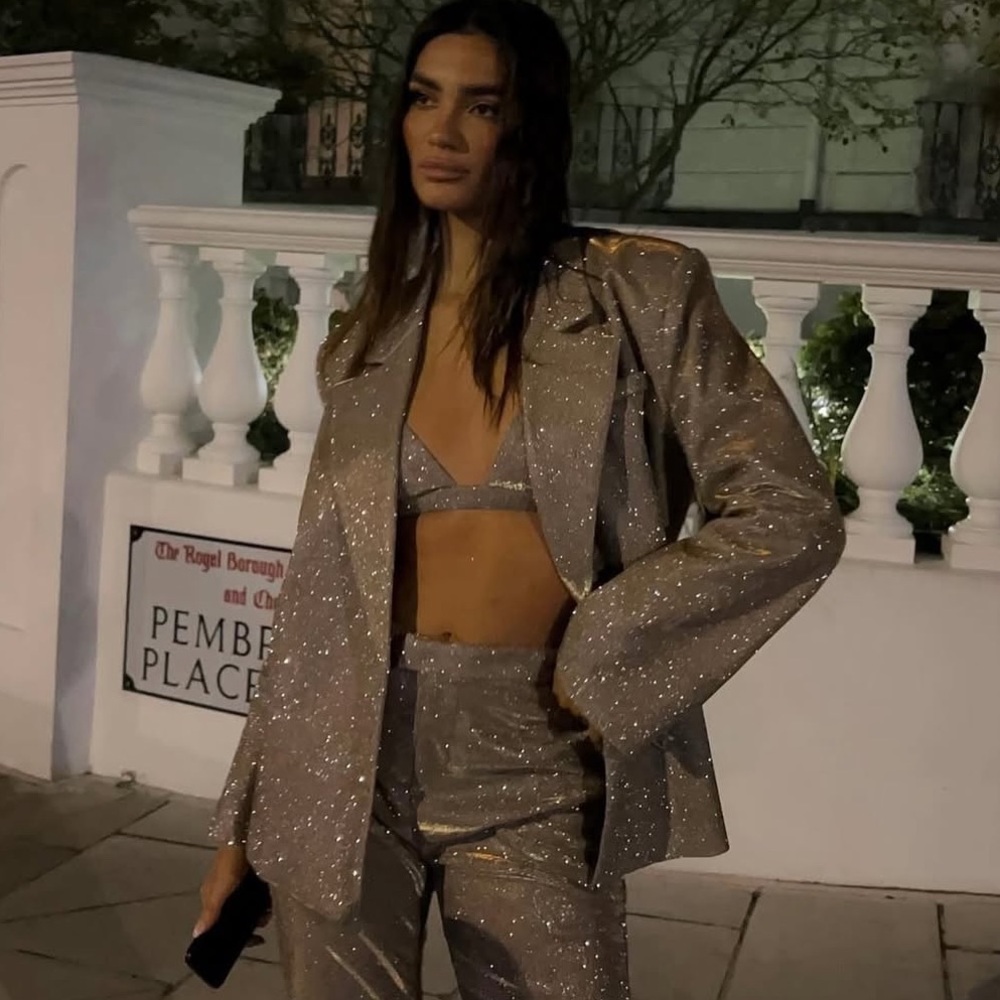 NWOT SLA bronze Paloma blazer - Picture 4 of 10